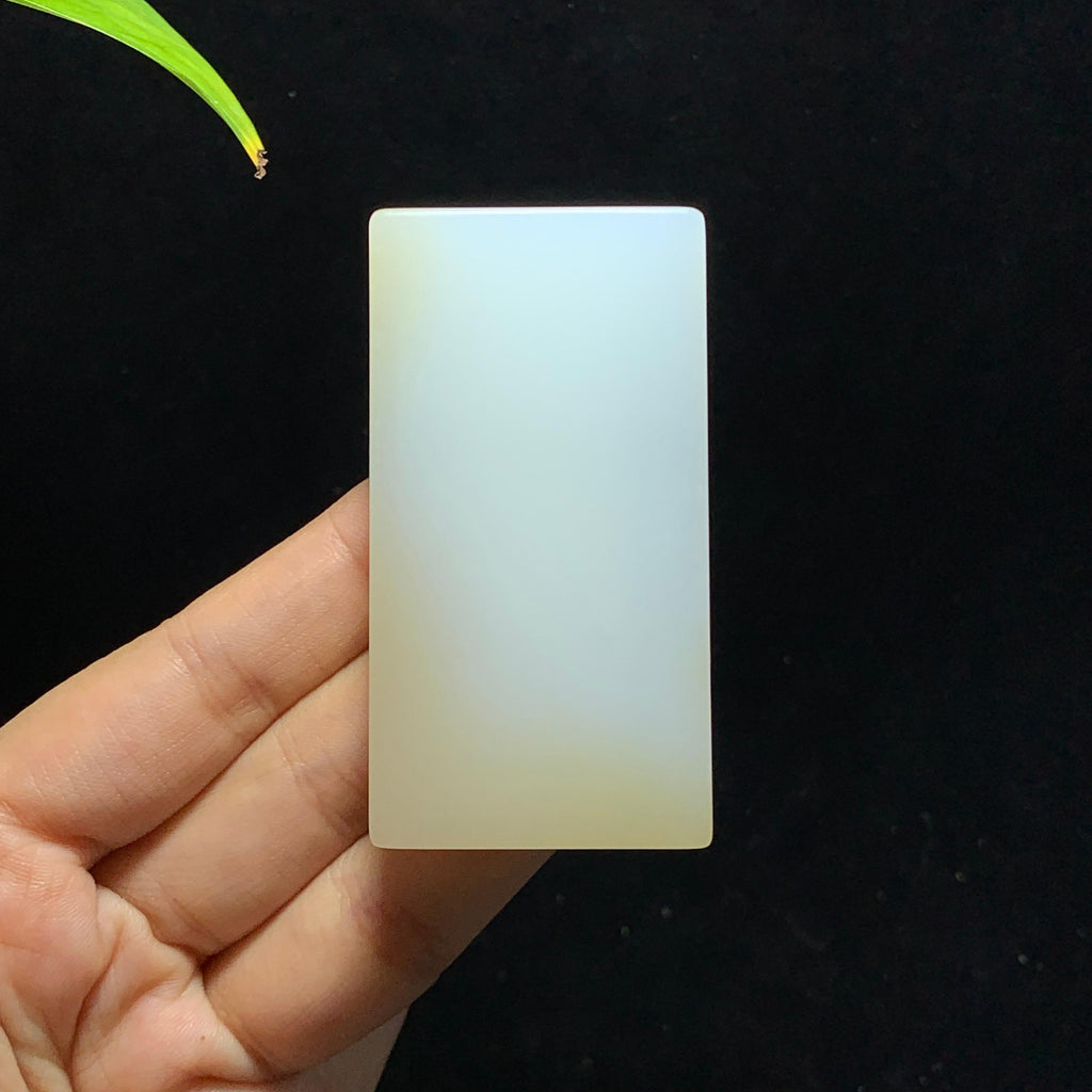 和田山料羊脂糖白玉无事牌（81.2g）
