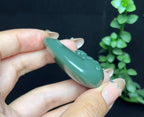 高品质和田玉沙枣青佛公（42.5g）