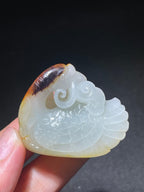 和田玉籽料白玉鹅（38.0g）