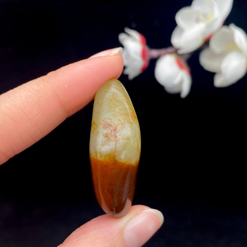 和田玉聚红皮籽料挂件（23.5g）