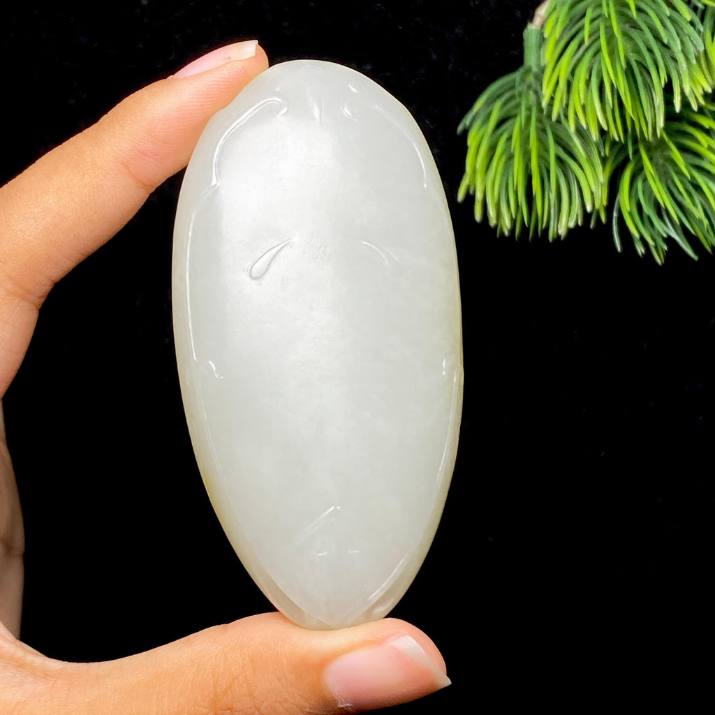 和田玉籽料无事牌（80.5g）