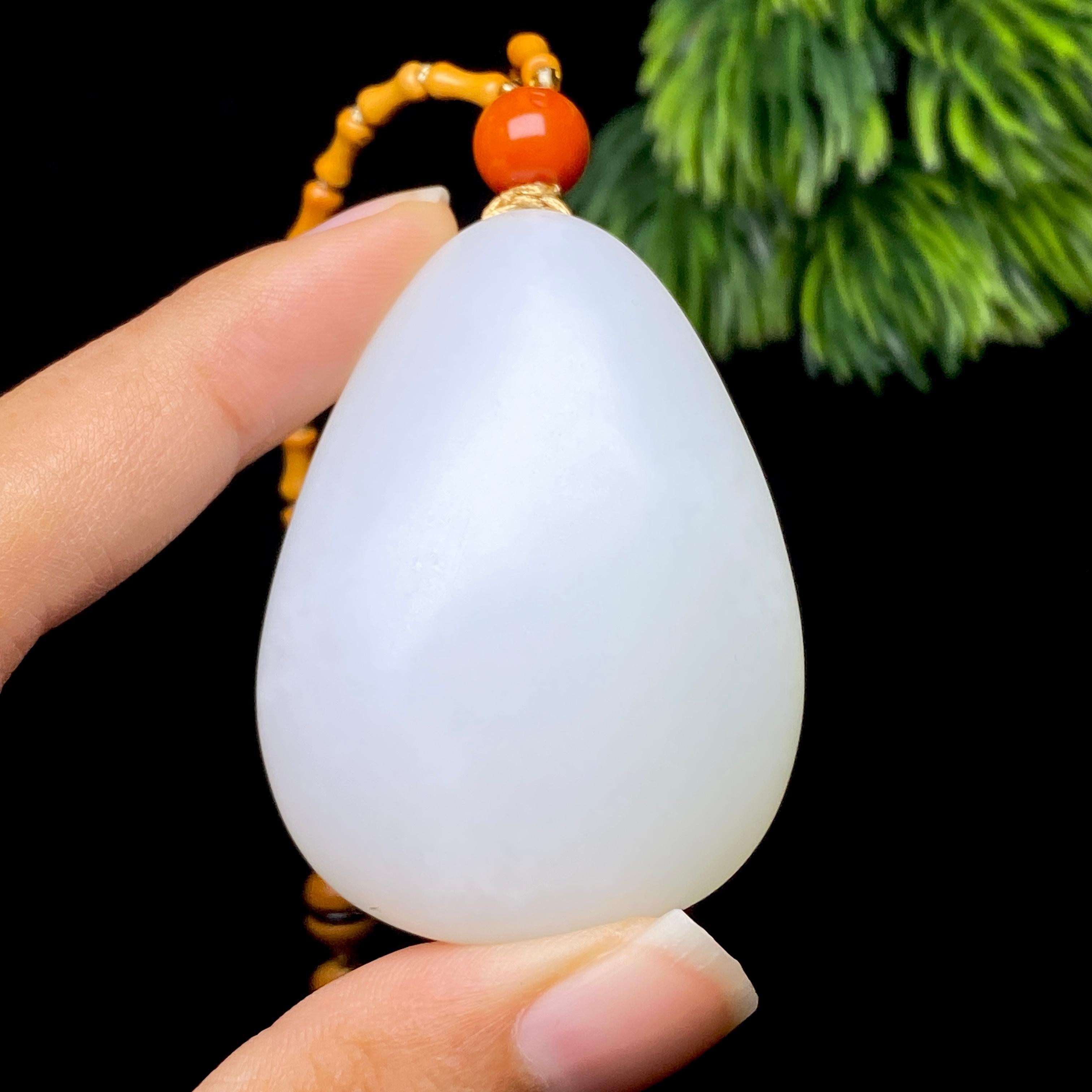 和田玉白玉佛公（56.4g）