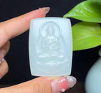 和田羊脂玉观音（38.2g）