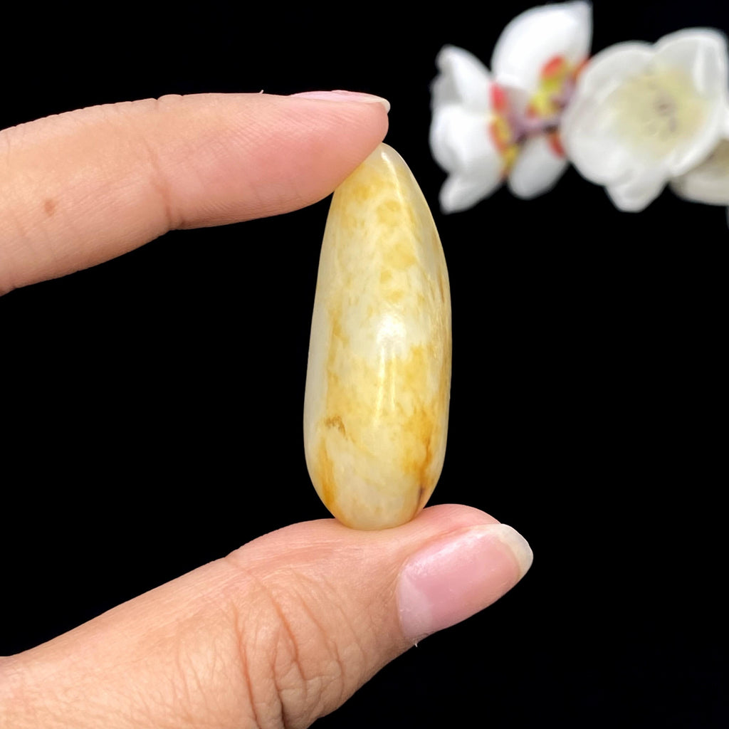 和田玉洒金皮籽料挂件（17.2g）