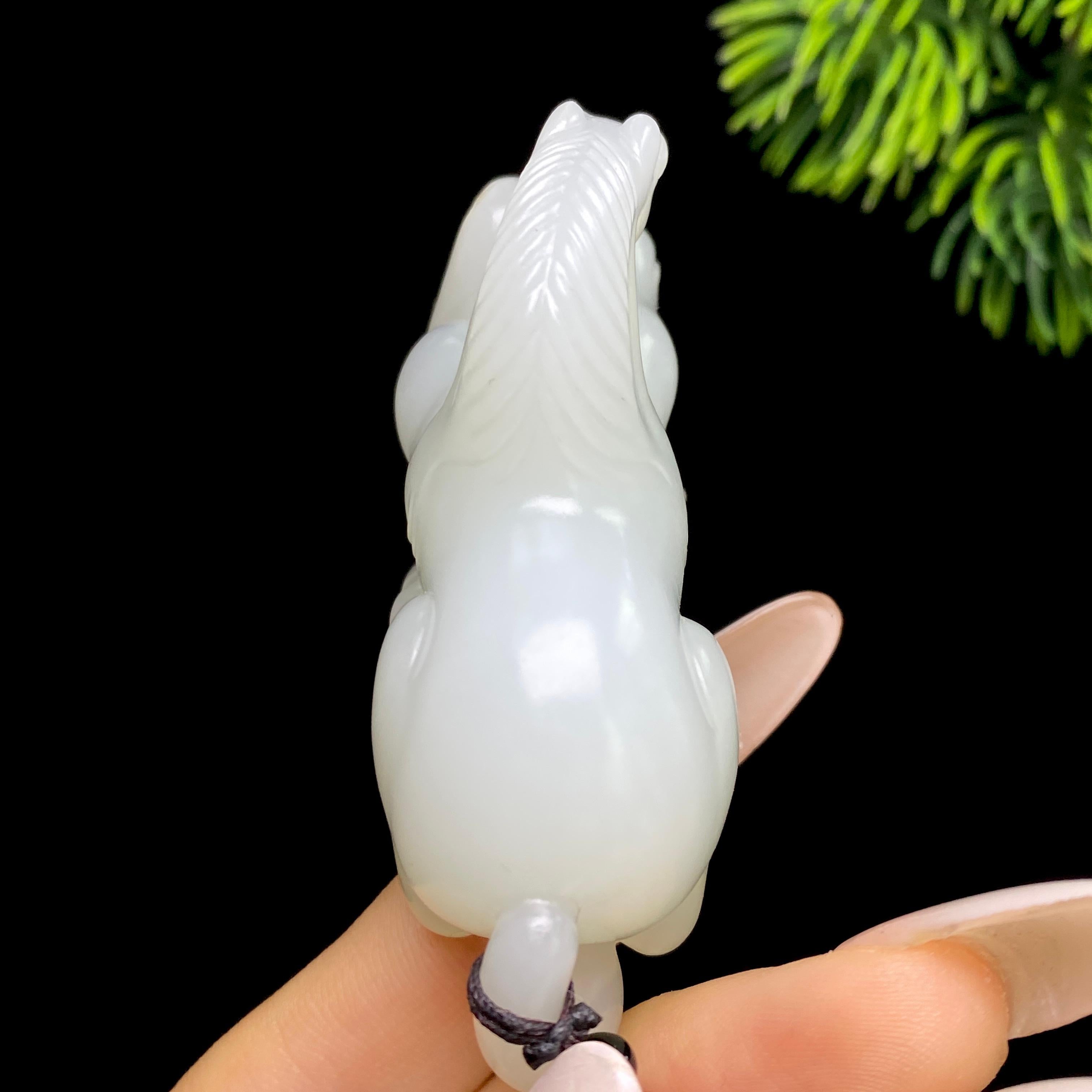 和田玉籽料马到成功（66.5g）