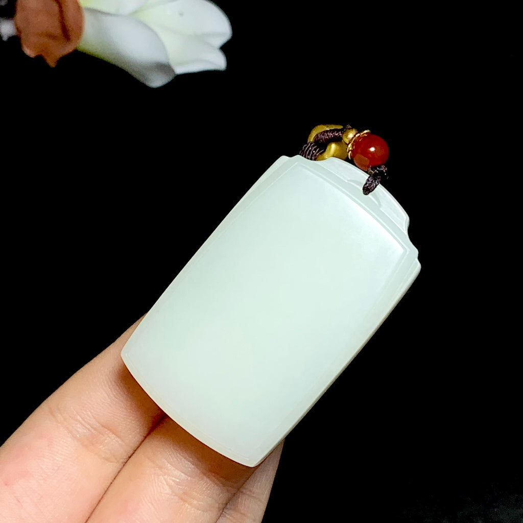 和田山料白玉无事牌（52.0g）