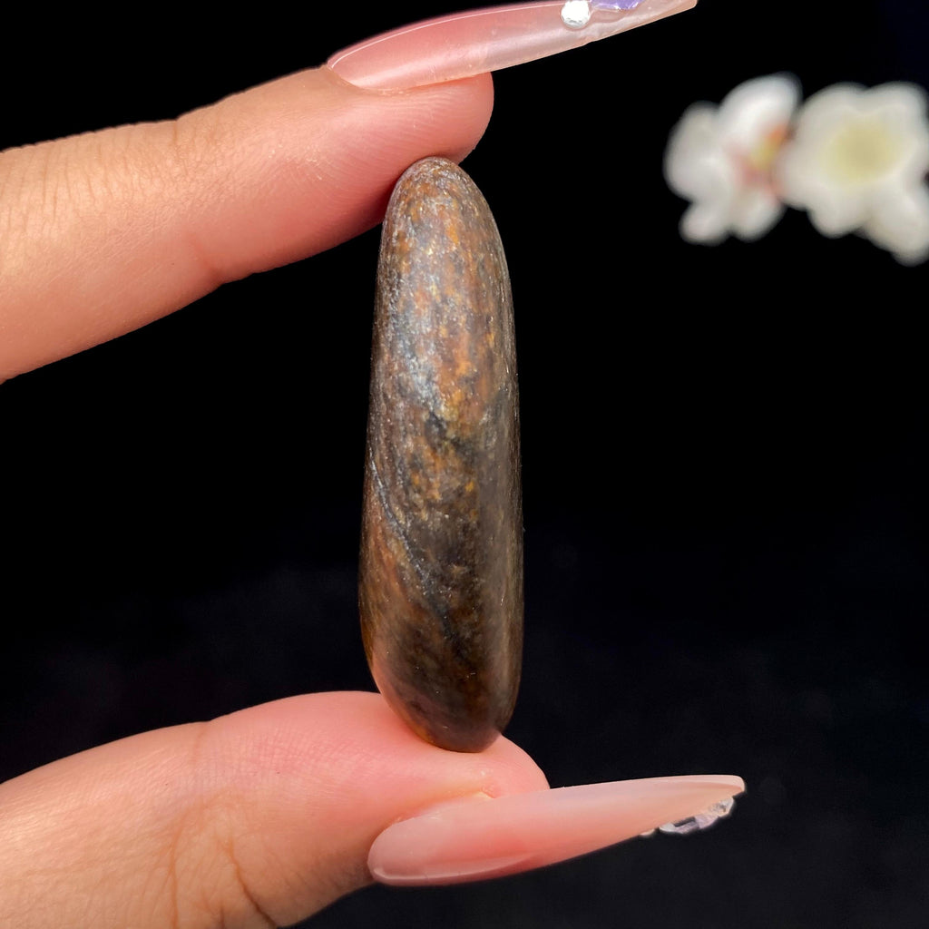 和田玉黄沁皮籽料挂件（20g）