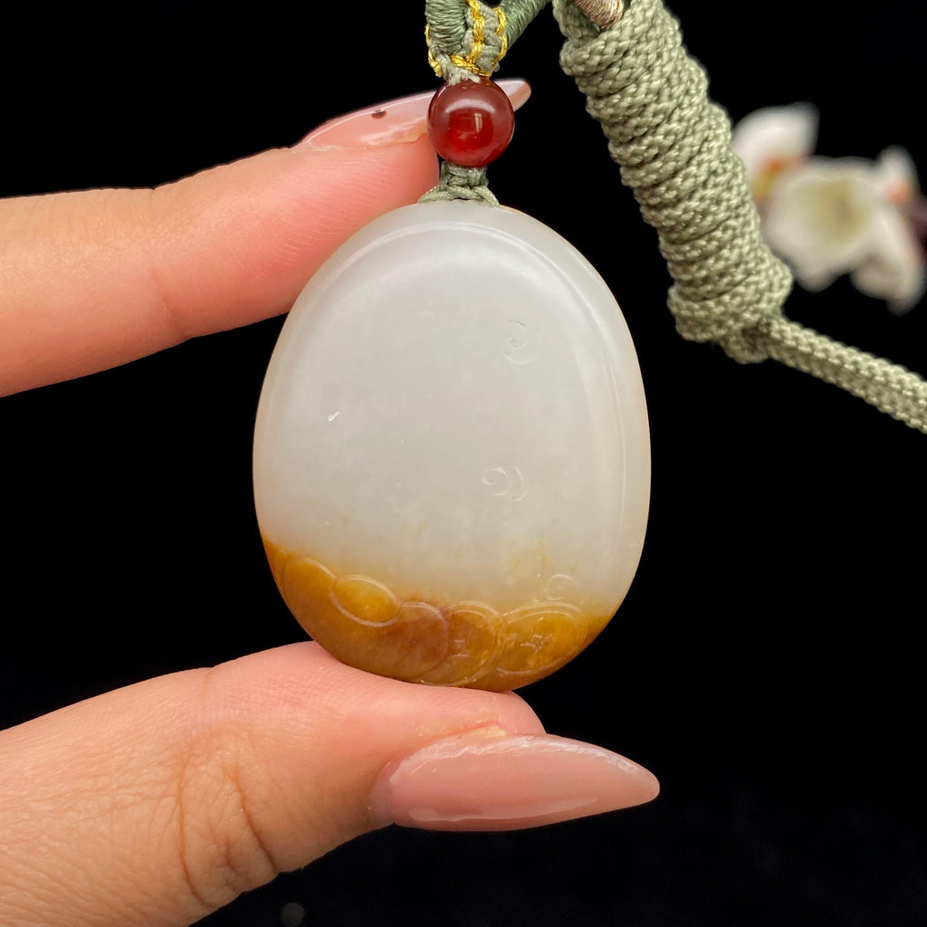 和田玉籽料【佛公】挂件（23g）