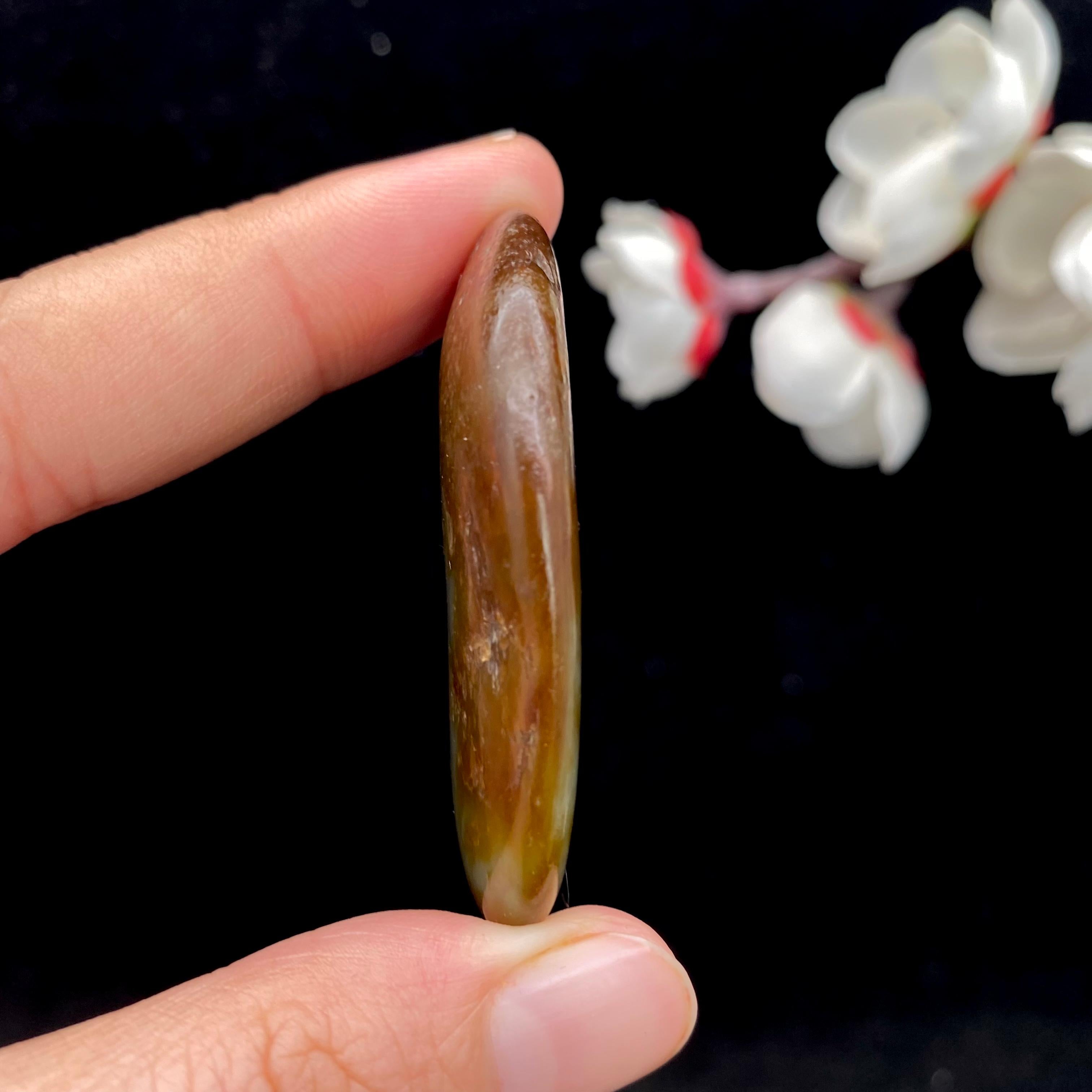 和田玉聚黄皮籽料（18.4g）