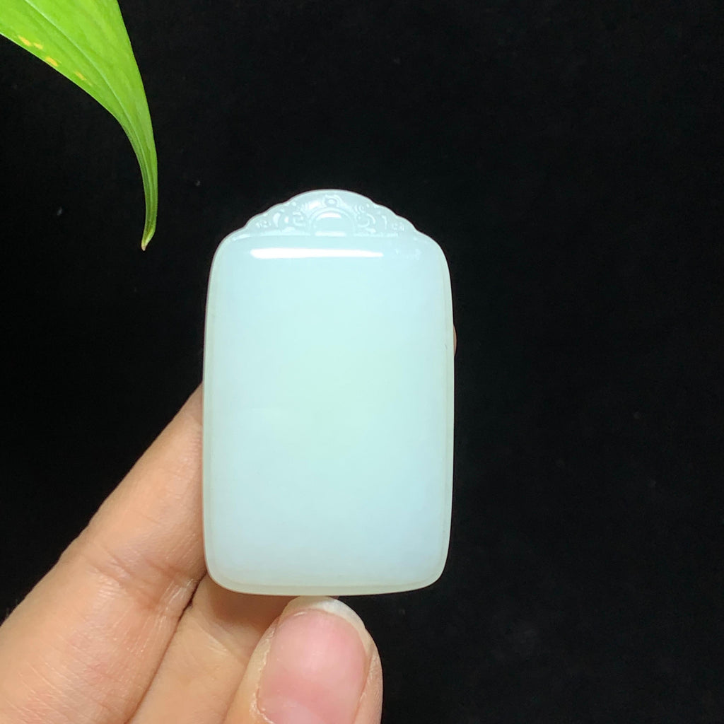 和田山料白玉无事牌挂件（37.2g）
