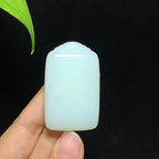 和田山料白玉无事牌挂件（37.2g）