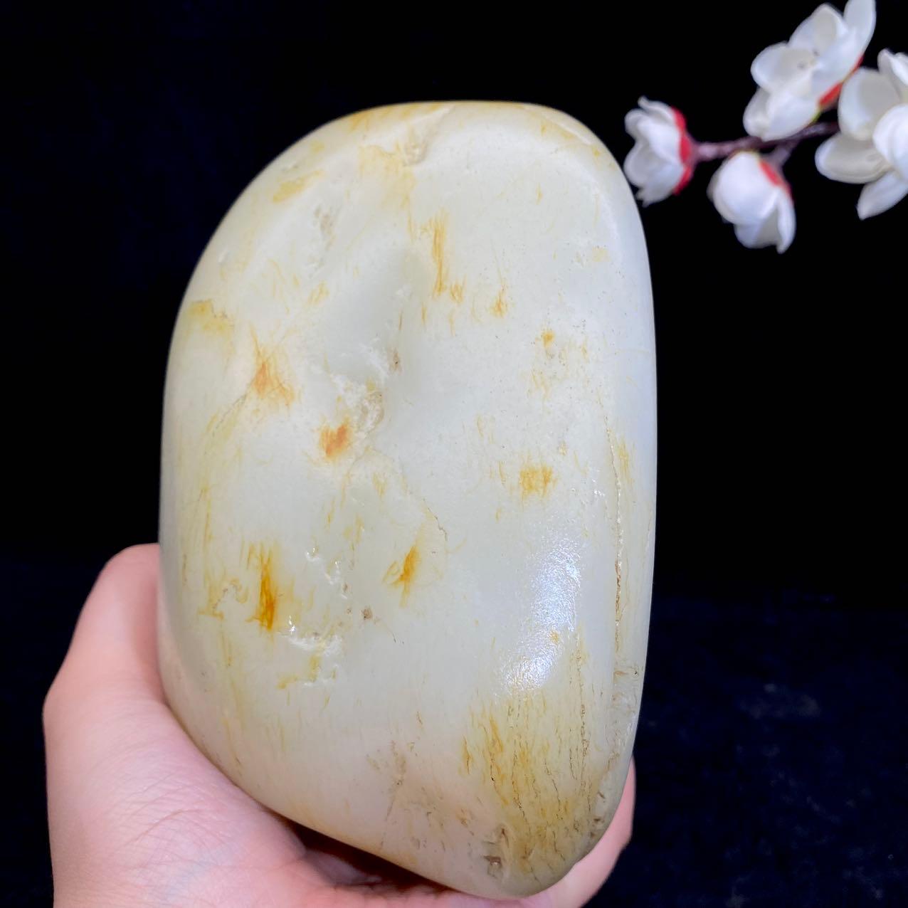 和田玉洒金皮籽料原石（2161.6g）