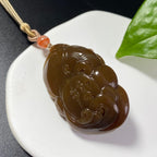 和田玉糖白财富双全2607290079（51.7g）