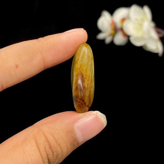 和田玉洒金皮籽料吊坠籽（10.9g）