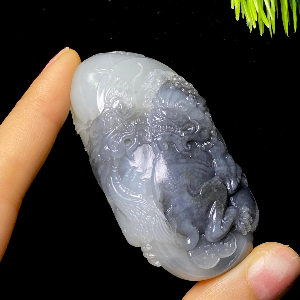 和田玉籽料青花事事如意（100.6g）