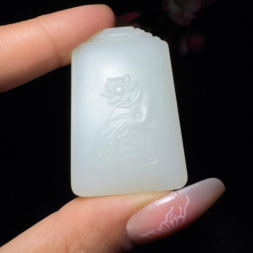 和田玉白玉平安牌（23.0g）