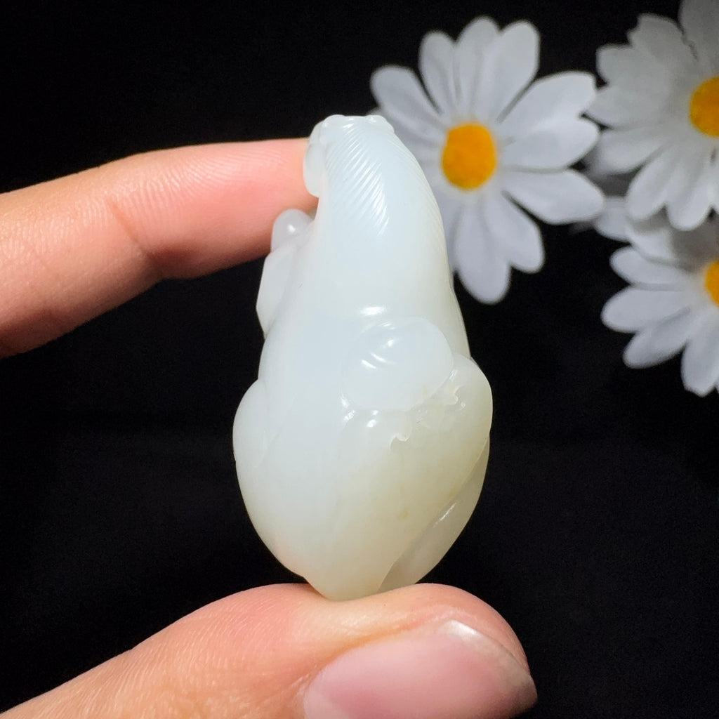 和田玉籽料马到成功（29.1g）