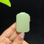 和田山料黄口无事牌挂件（44.2g）