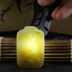 和田玉洒金皮无事牌（56.5g）