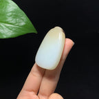 高品质新疆且末糖白玉无事牌（30.9g）