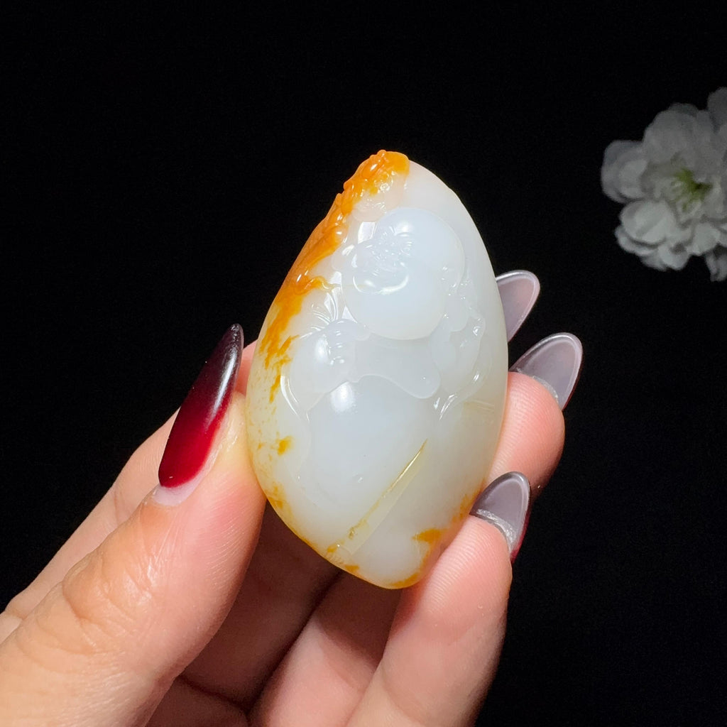 和田玉籽料佛公（31.6g）
