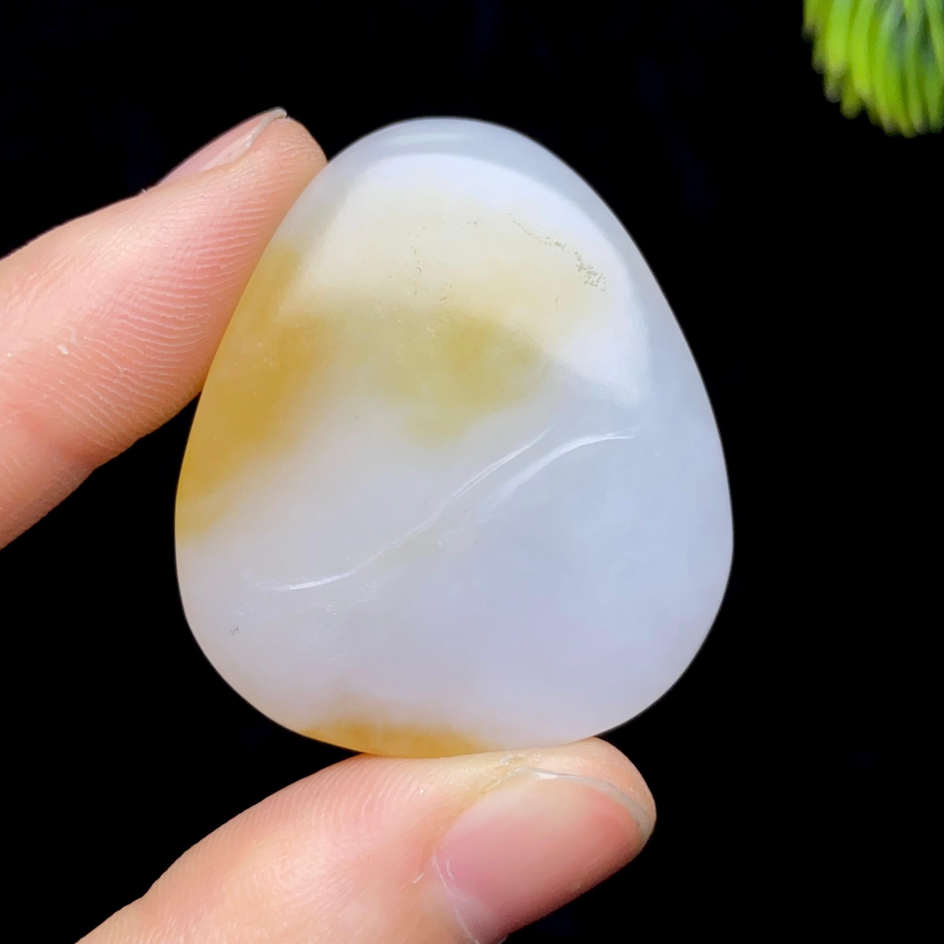 和田玉糖白佛公（31.3g）