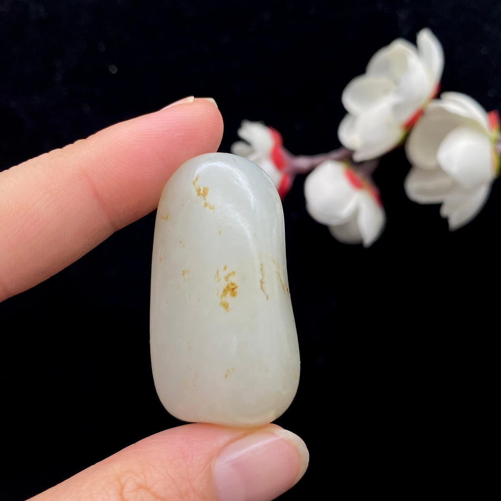 和田玉洒金皮籽料挂件（23.7g）