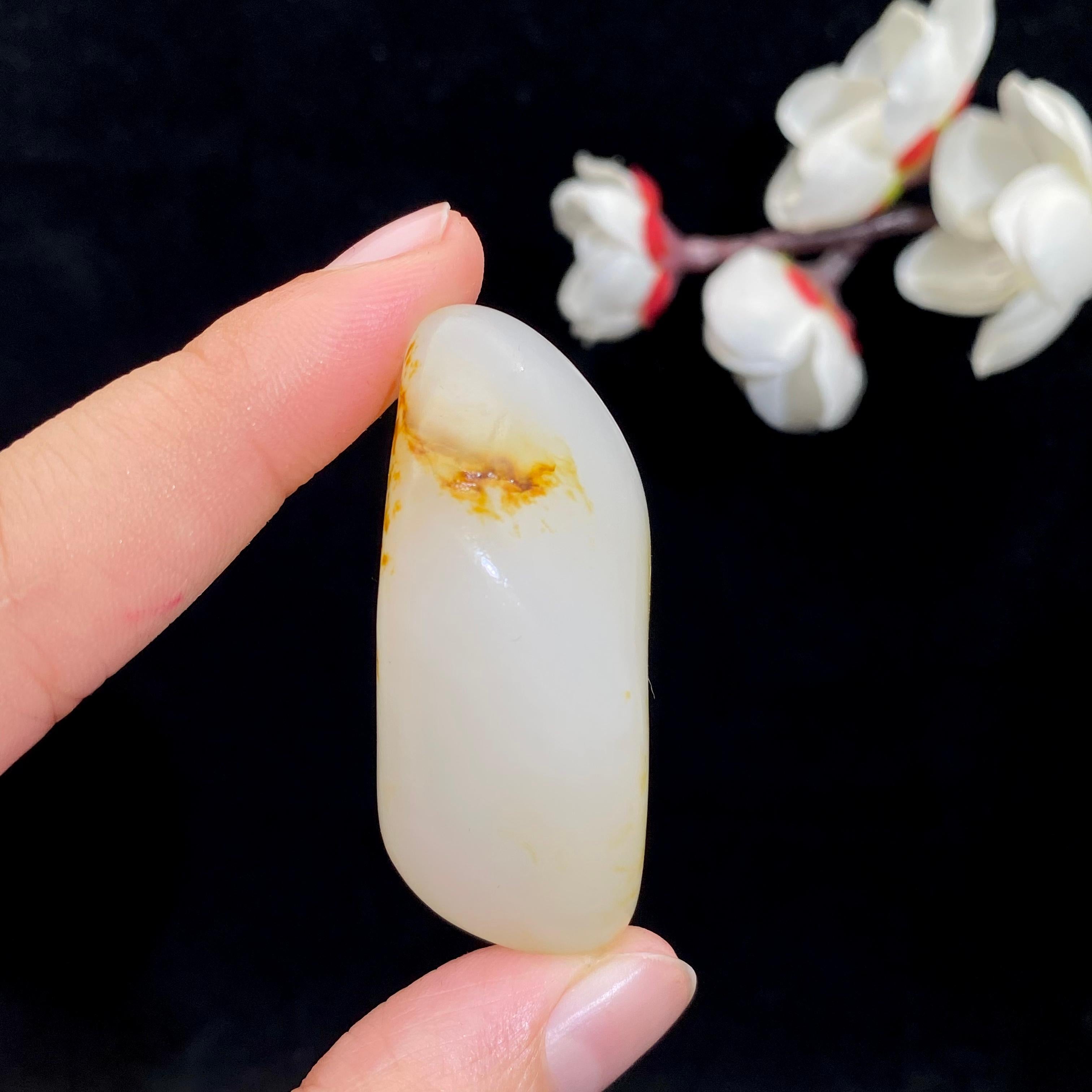 和田玉洒金皮籽料原石（40g）
