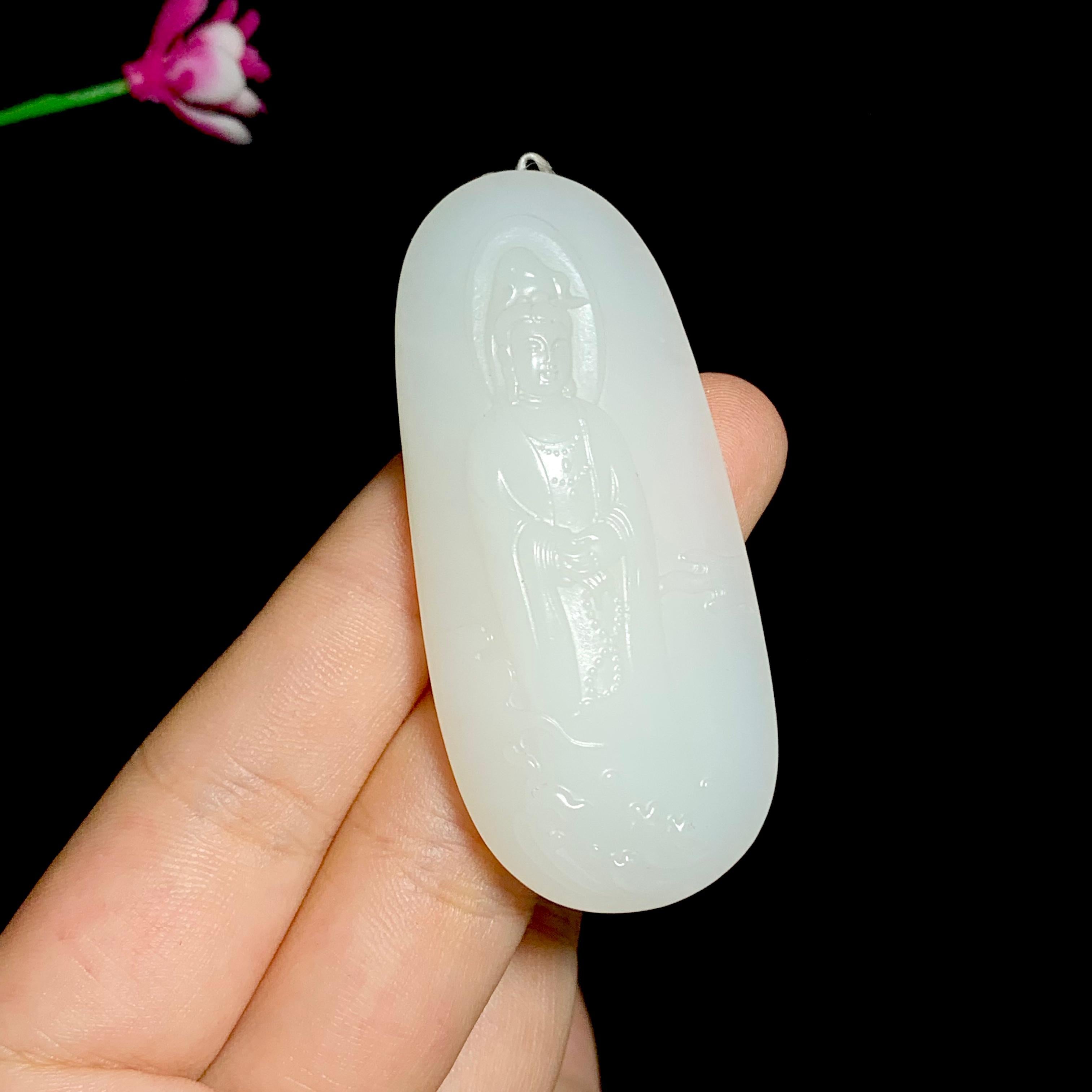 和田山料白玉站观音（27.5g）