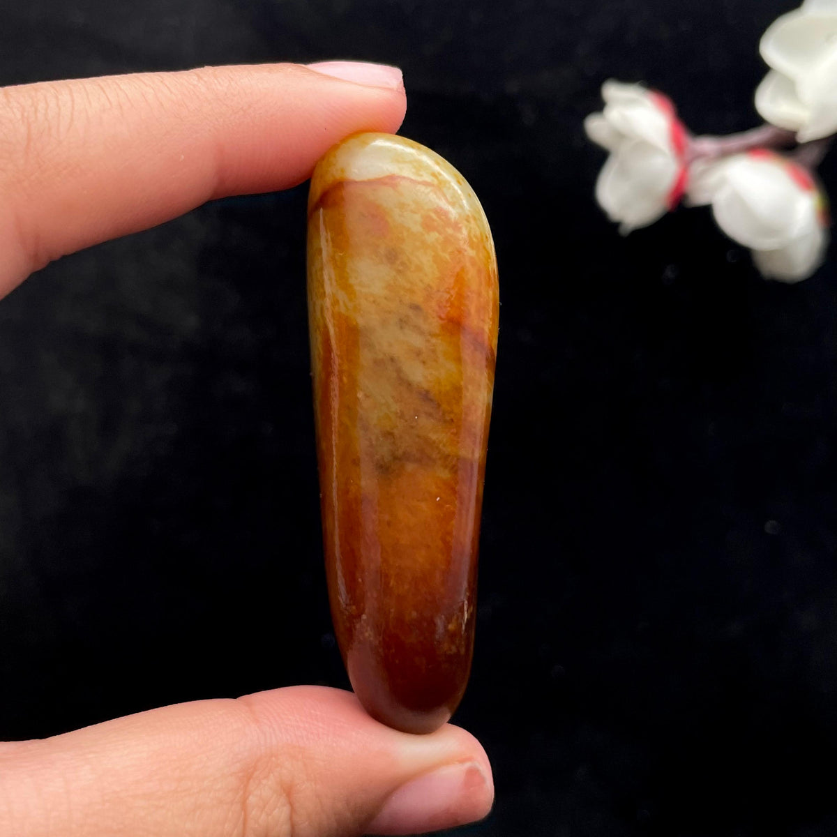 和田玉红皮籽料（55.1g）