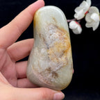 和田玉洒金皮籽料手把件（194.2g）