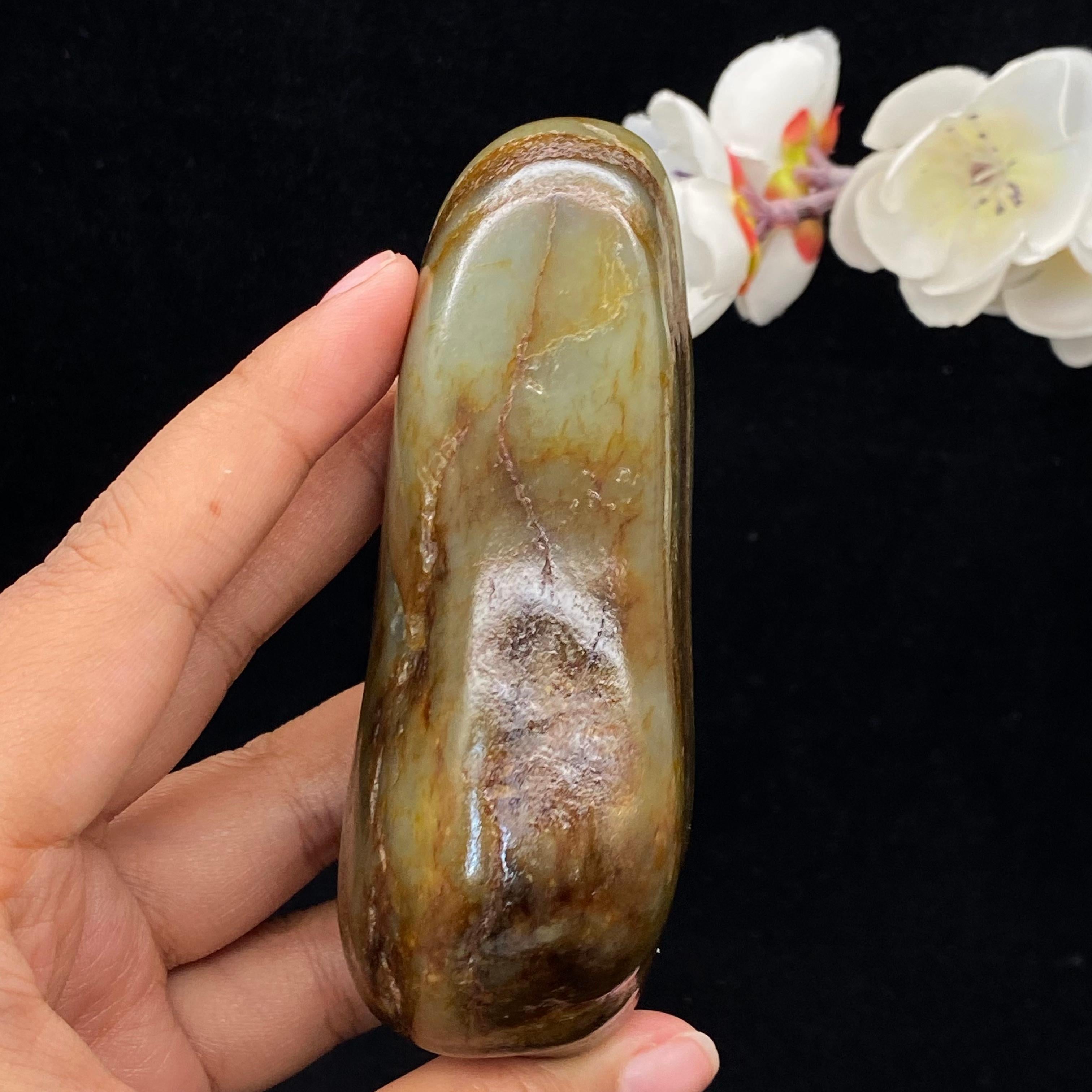和田玉聚黄皮籽料（293g）