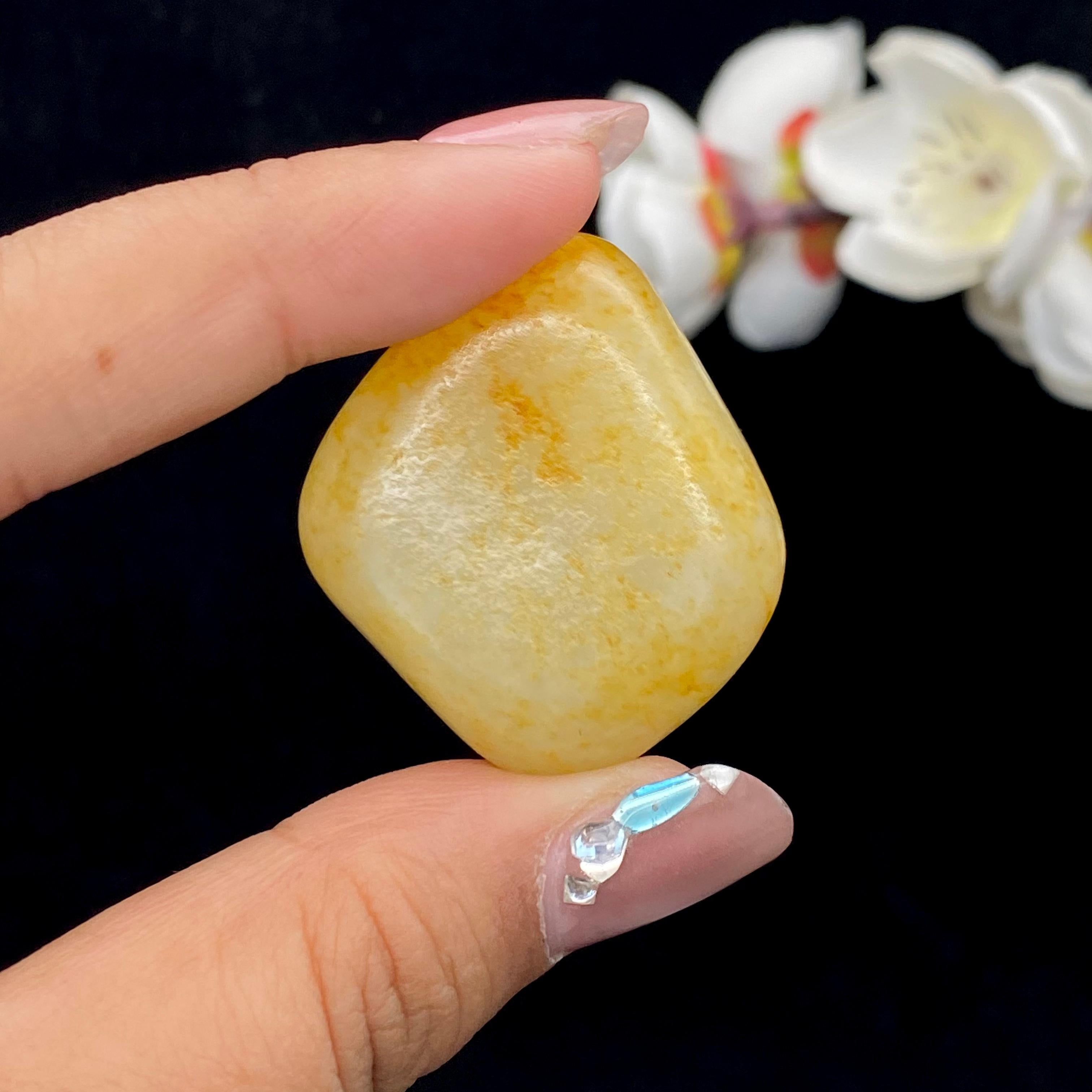 和田玉洒金皮籽料挂件（33.3g）