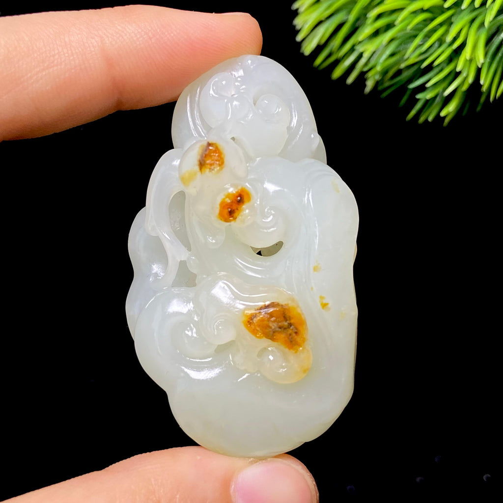 和田玉籽料如意（37.9g）