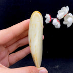 和田玉洒金皮籽料手把件（126.4g）