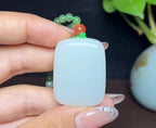 新疆且末料羊脂玉平安无事牌（44.7g）