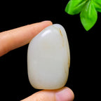 和田玉白玉籽料挂件（63.0g）