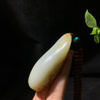 和田玉籽料黄沁蝶恋花（65.0g）