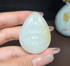 新疆和田玉且末料羊脂玉观音（29.6g）