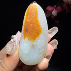 和田玉籽料挂件一夜封侯（38.9g）