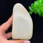和田玉白玉带洒金皮籽料（409.4g）