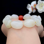 和田玉白玉籽料【精品手串】（60.3g）