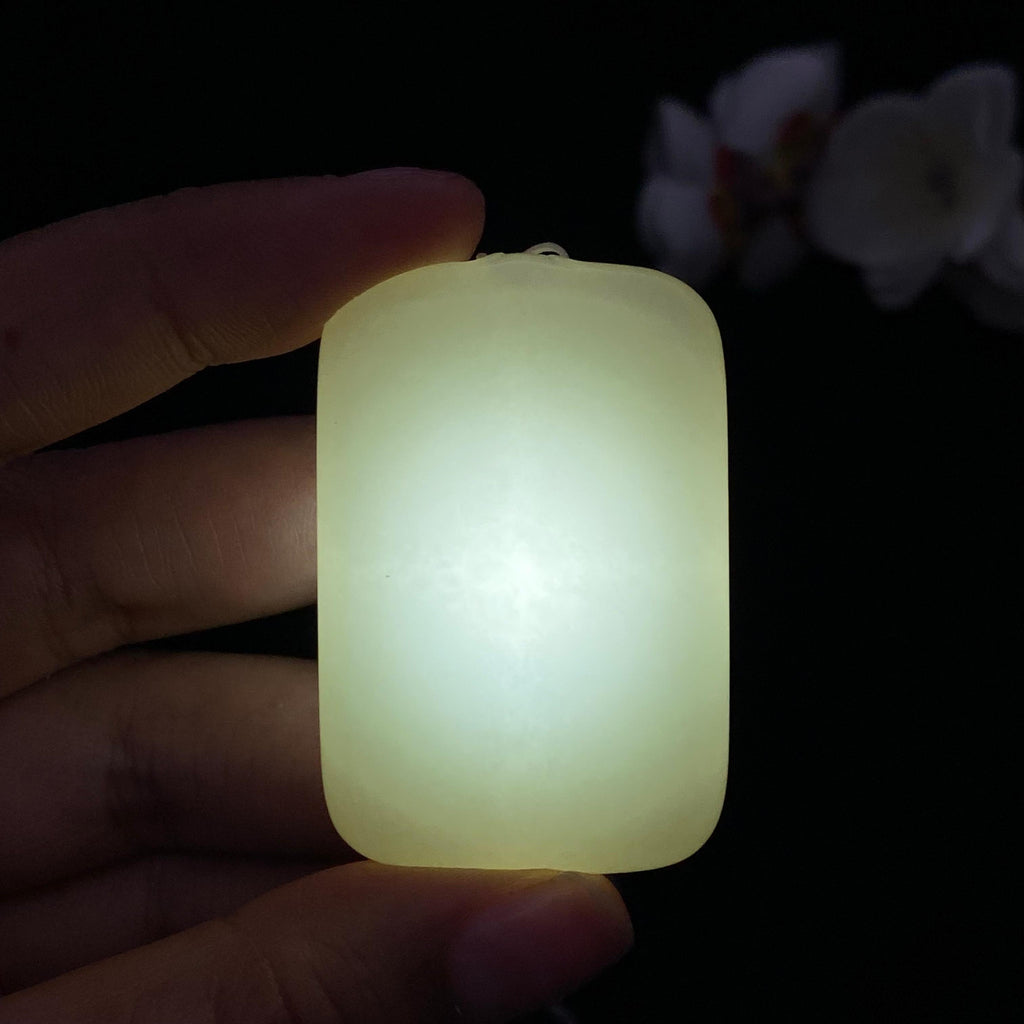 和田玉白玉且末料【平安无事牌】（30.5g）
