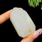 和田玉籽料无事牌（58.2g）