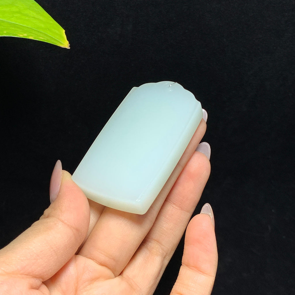 和田山料白玉无事牌挂件（57.2g）