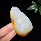 和田玉籽料御龙观音（73.2g）