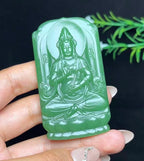 和田玉碧玉观音（50.6g）