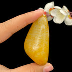 和田玉洒金皮籽料手把件（109.6g）