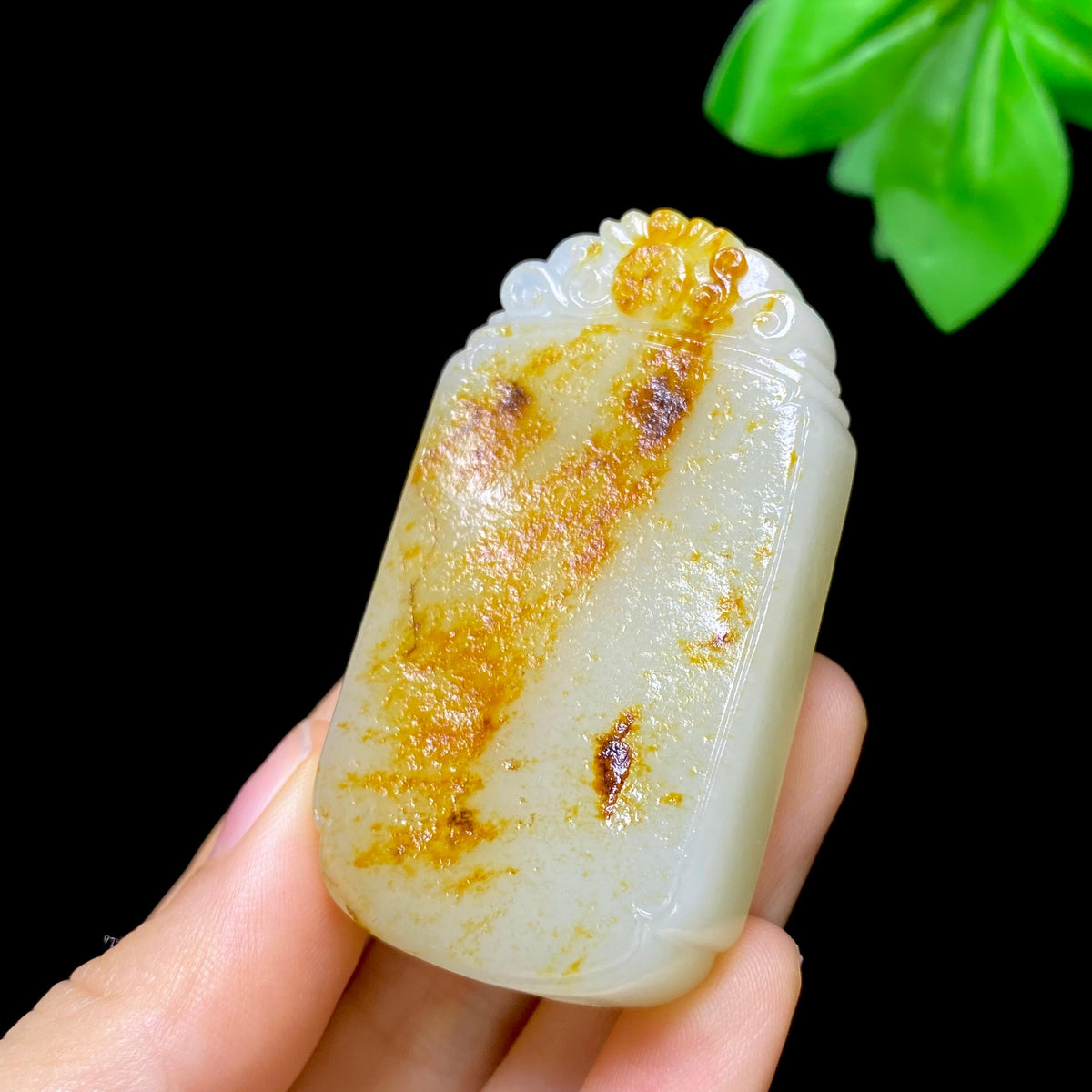 和田玉籽料无事牌（54.8g）