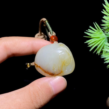 和田玉籽料佛公（20.3g）